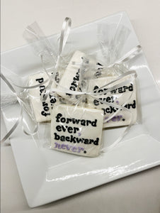 A Forward Ever, Backward Never Cookie by Lindsey Gazel